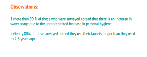 insights from data collection on water usage behaviors